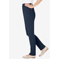 thumbnail image 2 of Woman Within Plus Size Knit Hassle-Free Pull-On Elastic-Waist Pants, 2 of 5