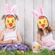 thumbnail image 4 of EeaseMX 4 máscaras de tela no tejida, elegantes y decorativas, accesorios de actuación para niños, campaña entre padres e hijos, dibujos animados de gallinas., 4 of 7