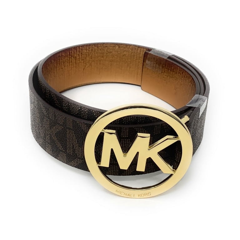 Michael Kors Signature Monogram MK Logo Round Buckle Women display picture 3