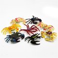 thumbnail image 3 of 8 Pcs Modèles d'Animaux Kawaii Simulation Crabe de Mer Figurine Terrarium Jouets en PVC, 3 of 5