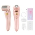 thumbnail image 1 of 2-In-1 Women Electric Shaver USB Rechargeable Waterproof Portable Travel Face Body Bikini Area Arm Leg Hair Removal Razor Epilator Trimmer, 1 of 8