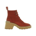 thumbnail image 2 of Sorel Womens Hi Line Heel Lace Leather Lace Up Ankle Boots, 2 of 3