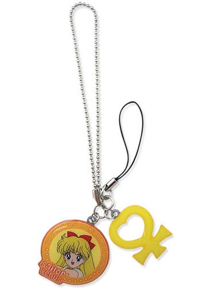 Cell Phone Charm - Sailor Moon - New Sailor Venus and Symbol ge82507