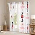 thumbnail image 3 of Manfei Merry Christmas Black Out Curtains,Nutcracker Soldier Curtains Pack of 2 (42x63 Each),Kawaii Ballet Girls Bedroom Curtains For Teens,Microfiber Bedroom Decor, 3 of 6