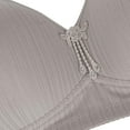 thumbnail image 4 of Bigersell High Support Sports Bras for Women V-Neck Wire-Free Bra Support Women Push-Up T-Shirt Bra Bralette Bra Style R-85 Basic Bra Strap Nylon Convertible Bra Everyday Bras Underwear Gray 48, 4 of 4