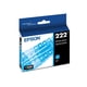 thumbnail image 1 of Cartucho de tinta Epson 222 Claria de capacidad estándar cian T222220-S, 1 of 6