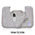 thumbnail image 3 of BKER Heating Pad For Neck And Shoulders， Weighted Neck Heating Pad For Back 6 Heat Settings 4 Timers Auto Off Birthday Christmas For Women Mom Men Dad Blue, 3 of 6