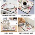 thumbnail image 4 of Spring & Summer Flower Drainer Pad - Ultra Absorbent, Machine Washable - Adds Style to Your Kitchen, 4 of 7