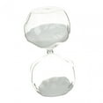 thumbnail image 3 of deevoka Glass Hourglass 30 Minutes Timming Gadget Creative Modern Bathroom Sandglass White, 3 of 9