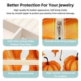 thumbnail image 3 of Maple Leaf Pumpkin Portable Square Jewelry Box for Rings Earrings Necklaces Bracelets Girls Women Travel Organizer Decorative Display, 3 of 6