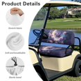 thumbnail image 6 of HUIACONG Butterfly Moon Washable Golf Cart Seat Covers 2 Pack for Club Car 2-Seat Golf Carts, Universal Fit Breathable Golf Cart Seat Covers, 6 of 7