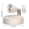 thumbnail image 3 of Seitruly Luz de pared interior ABS suave y sin reflejos con temporizador y control de atenuación La luz es luces de pared uniformes Electrónica COLOR, 3 of 6