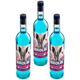 thumbnail image 1 of Tripack Vodka Cs Krolik Premium Sabor Blueberry 1000 Ml, 1 of 1