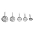 thumbnail image 4 of YAHHU 5‑Piece Stainless Steel Measuring Cup Set – Durable, Easy‑Clean, Stackable Kitchen Tool for Baking & Cooking, 4 of 15