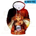 thumbnail image 3 of Kimetsu No Yaiba Anime 3D Sudadera con capucha Kochou Shinobu Cosplay disfraz Demon Slayer sudaderas hombres mujeres Rengoku Shinjurou sudaderas, 3 of 5