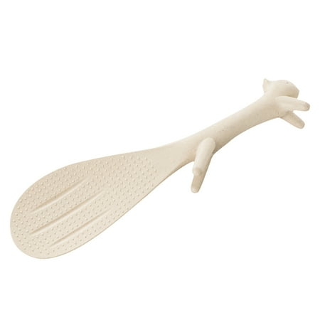 

GIFZES Squirrel Non-stick Rice Scoop Cartoon Meal Spoon Stand Upright Kitchen Utensil
