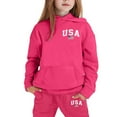 thumbnail image 3 of WOYY Outfits for Big Girls Hoodie and Joggers Comfy Casual Sweatsuit, Sizes 8-9, 3 of 3