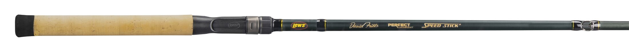 Lew's David Fritts Casting Fishing Rod, 7-Foot Rod, Medium Power Moderate Action, Green