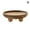 circle, variant on NOVELAR Natural Wood Decorative Tray, Oval Shape 7.8 in Long, Rounded Edges for Safe Handling, Ideal as a Centerpiece for Dining Tables or Vanity Countertops