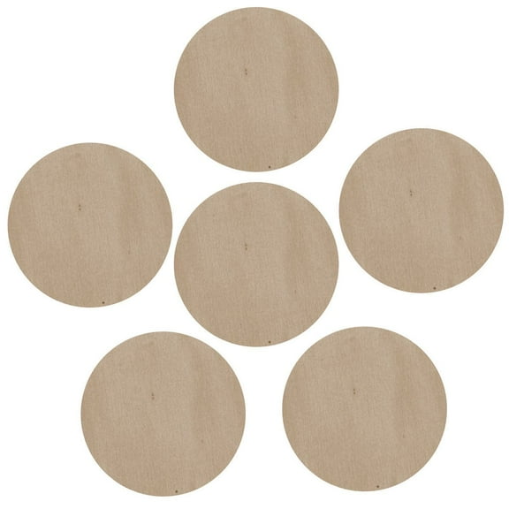 12 Packs: 6 ct. (72 total) 3" Wood Circles by Make Market