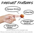 thumbnail image 4 of 180pcs Sport Ball Stickers 3.54x3.54 inch Self-Adhesive Paper Decorative Stickers Waterproof Baseball Basketball Volleyball Sticker for Scrapbook Calendar Party Gift Bag Decor Mixed Color, 4 of 9