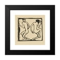 thumbnail image 2 of Christian Rohlfs 12x12 Black Modern Framed Museum Art Print Titled - Two Dancers (1913), 2 of 5