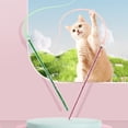thumbnail image 3 of sunsanly 1 Set Cat Stick Interactive Silicone Cat Teaser Toy with Replaceable Top Simulated Mouse Tail Cat Teasing Stick Pet Supplies, 3 of 8