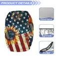 thumbnail image 6 of Jeiento USA Flag Winch Cover Sunflower Dust-Proof Winch Protection Cover Compatible with Most 8500-17500 Lbs Electric Winches Accessories, 6 of 7