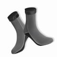 thumbnail image 7 of NFTIGB 3mm Neoprene Diving Socks Anti-Slip Water Booties for Men & Women Warm Swim Snorkel Scuba Surf Shoes Grey Size L (9.45 inches / 24 cm), 7 of 7