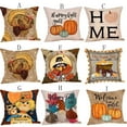 thumbnail image 2 of Halloween Pillow Covers 18x18 inch Halloween Creative Line Printing Lumbar Pillow Covers Decorations Outdoor Halloween Pillow Covers Decorative for Halloween Home Decor for Sofa, 2 of 3