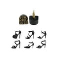thumbnail image 5 of INSPIRE CHIC Women's Shoes Repair High Heels Tips Tap Lift Stiletto Dowel Black, 5 of 6