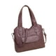 thumbnail image 3 of Bolso tote para mujer, suave, tipo hobo, de piel sintética, ideal para ir de compras, trabajar o viajar. Púrpura, 3 of 9