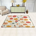 thumbnail image 3 of Halloween Cute Pumpkin Soft Polyester Area Rug 31''x20'', Non Slip, Memory Foam, Water Absorbent, 3 of 7