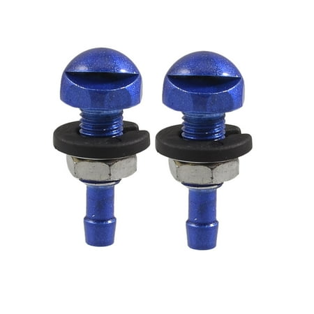 - Unique Bargains Replacement Royal Blue Alloy Windscreen Wide Washer Pair for Car