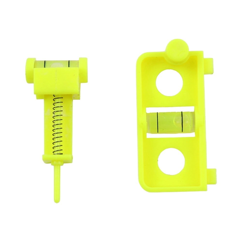 Bow Tuning String Level for Compound Bow Arrow Rest Adjustment Tool Yellow ABS Plastic Lightweight Compact Design for Accurate Shooting Setup