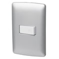 thumbnail image 1 of Placa CON INTERRUPTOR DE TIMBRE PLATA VOLTECK 46484 PA-TI-IP, 1 of 2