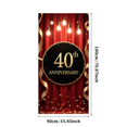 thumbnail image 3 of 40th Golden Anniversary Celebration Banner Backdrop Sparkling Lights Ribbon Background Party Décor Corporate Events Milestone Celebration, 3 of 4