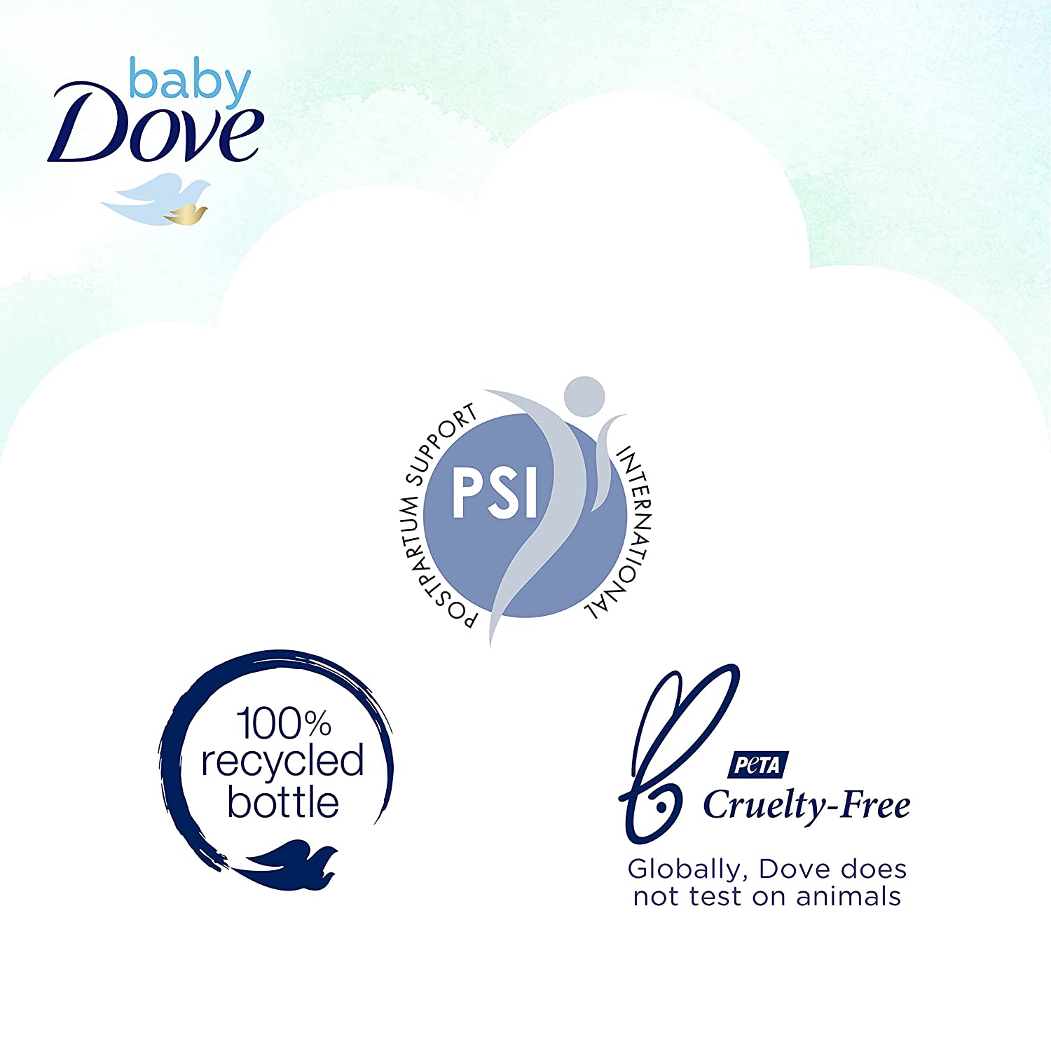 Baby Dove Tip to Toe Baby Wash Sensitive Moisture, 20 Oz, 2 Pack
