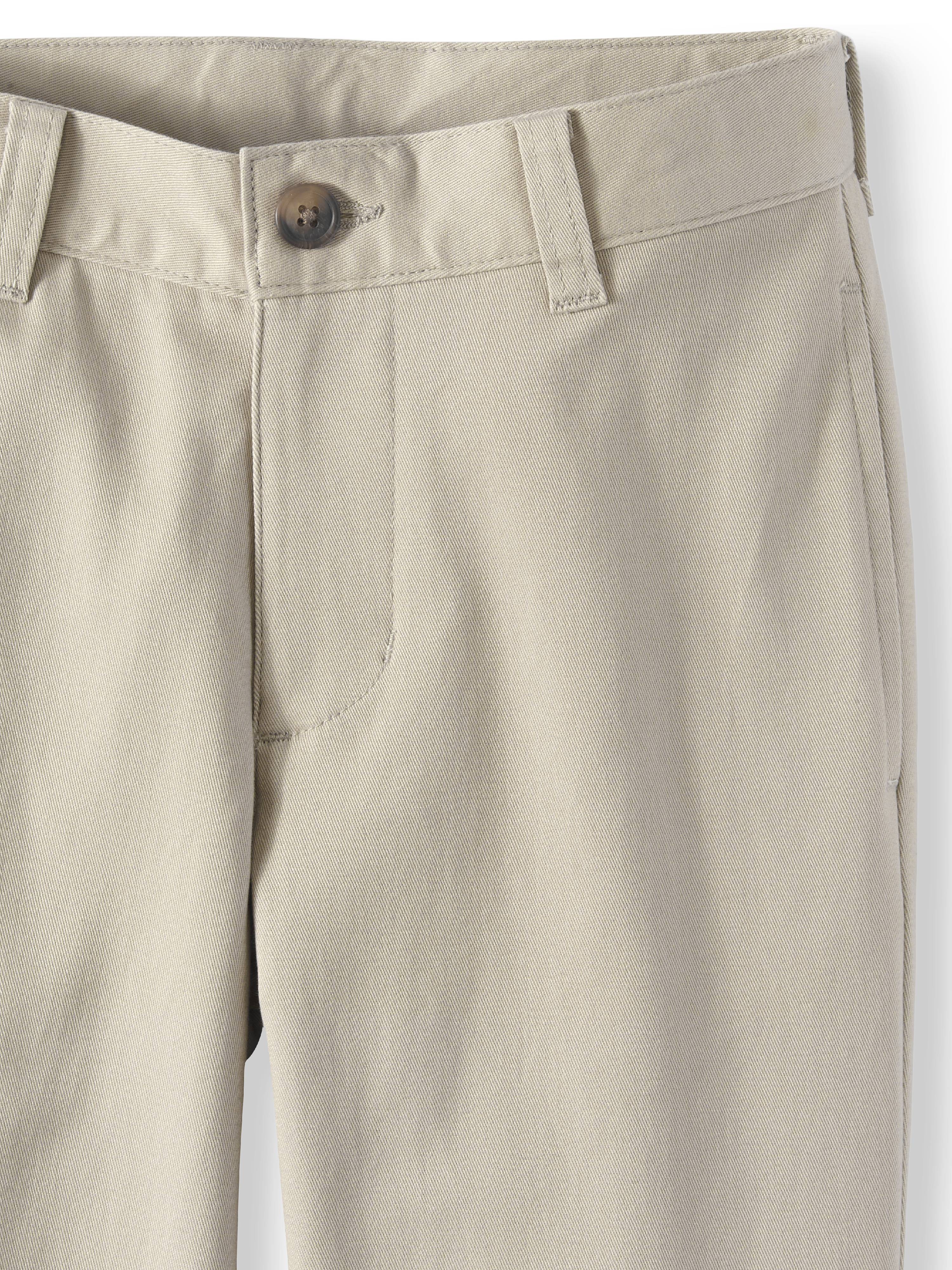 Wonder Nation Boys School Uniform Super Soft Stretch Twill Flat Front Pants, Sizes 4-22, Slim, & Husky - image 2 of 4