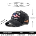 thumbnail image 3 of Trgacdwlo 250 Anniversary USA Hat Unisex Embroidered Adjustable Patriotic Hats Independence Day Distressed Vintage Baseball Caps Blue, 3 of 5
