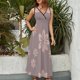 thumbnail image 2 of Floral Vestido Sin Mangas Para Mujer, Traje De, Ropa De Cumpleaños, Verano, 2 of 5