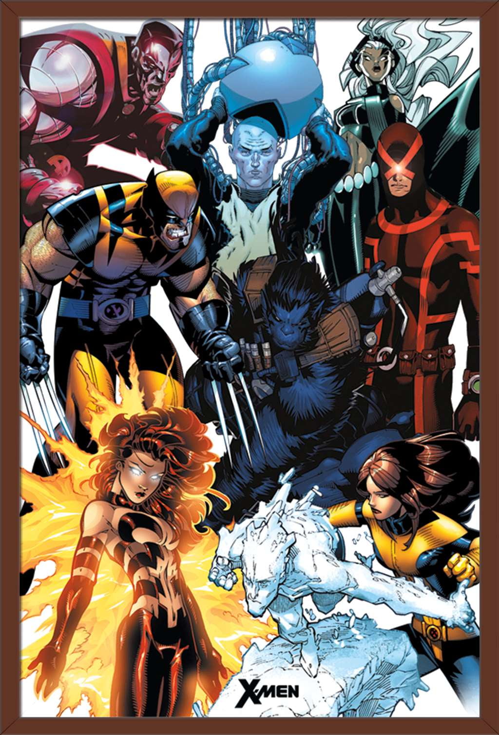 Marvel Comics The XMen Collage Poster