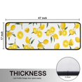 thumbnail image 5 of Kitchen Rugs Sets Of 2,Yellow Lemon Fruit Flowers White Pattern Anti Fatigue Kitchen Mat Rugs Non Slip Washable,Decorative Kitchen Floor Mats for Kitchen,Sink,Laundry,17"x47"+17"x47", 5 of 5
