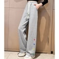 thumbnail image 4 of Girls Pants 5TSpring Girls' Pants Mid Sized Child Kids' Loose and Versatile Casual Kids' Sweatpants Grey, 170, 4 of 8