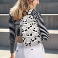 thumbnail image 5 of Rocae Cute Panda for Canvas College Laptop Backpack for Men Women-Medium, 5 of 5