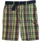thumbnail image 1 of Pantalones cortos casuales Ecko Unltd para hombre con cinturón a cuadros misteriosos azul 36, 1 of 1