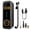 Orange: 5000mAh, variant on Portable Car Air Compressor with Smart Digital Display - Universal for Bicycles & Vehicles