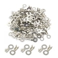 thumbnail image 2 of 100Pcs Non Insulated Ring Crimp Terminal Wire Connectors f 7mm Diameter Stud, 2 of 5