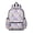 White Purple Butterfly Flower Pattern, variant on Butterfly and Floral Purple Pattern Cute School Backpack with Padded Back and Adjustable Shoulder Straps 13.4"x11"x4.7"