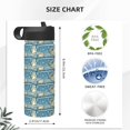 thumbnail image 4 of Sikiie anchovy Print 18OZ Insulated Straw Cup, Portable Leak-proof Sports Water Bottle, Stainless Steel Water Cup Suitable for Home and Outdoor, 4 of 8